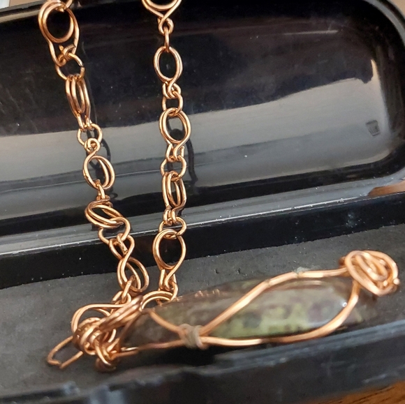 📣 LAST CALL📣 100% Authentic Handmade Labradorite & Copper adjustable necklace - Picture 7 of 16